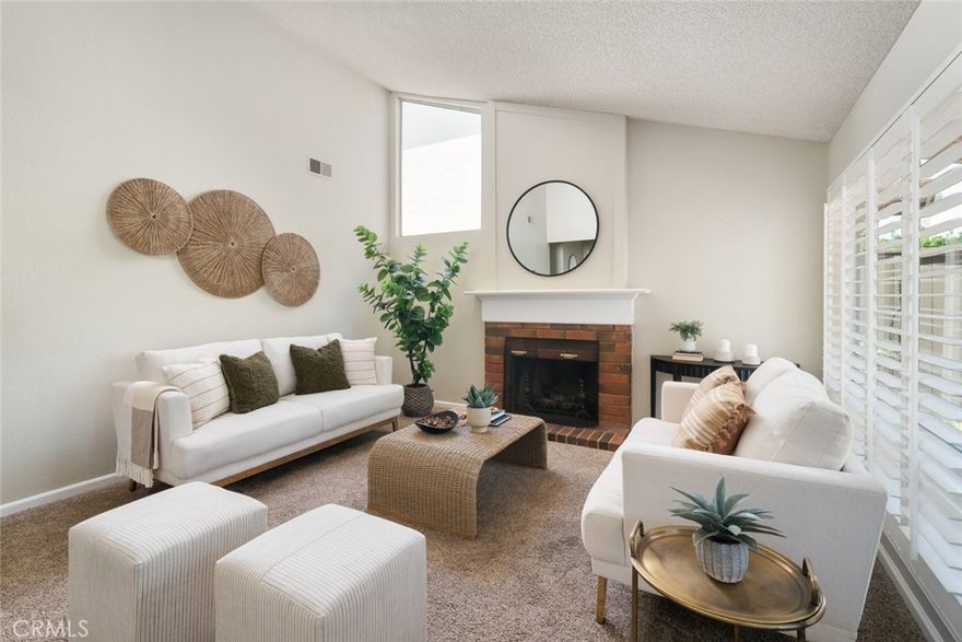 Single level living in the desirable Los Verdes 2 community! Enjoy a resort-like lifestyle with community amenities including a swimming pool, jacuzzi, playground, fitness center, tennis courts, basketball court, and tree lined walking paths. This end unit 3-bedroom, 2-bath home offers a convenient and flexible floorplan with two dining spaces and vaulted ceilings. The living room features a gas-log fireplace with brick surround, along with large dual-pane picture windows bringing in lots of natural light. A sliding glass door from the adjacent dining room provides access to an enclosed brick patio ideal for morning coffee or entertaining. The kitchen includes breakfast bar seating, plenty of pantry space, and built in storage. A secondary dining area/office space is located off the kitchen, while three nicely sized bedrooms are located down the hall. Other features include plantation window shutters, forced air heating, neutral paint colors and an attached 2-car garage. Washer, dryer and refrigerator included as an added bonus. Within close proximity to SLO Public Market, Trader Joe’s, hiking trails and 101 freeway access, this home is conveniently located to enjoy the Central Coast’s best attractions. View the 3D tour today.