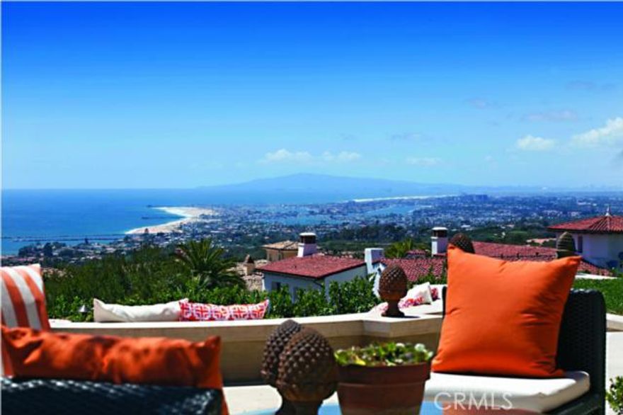 Enter into decadent elegance at 15 Shell Beach in gate guarded Crystal Cove.  The Rodeo Homes masterpiece encapsulates warm transitional interior design coupled with an elegant Northern Italian exterior creates a seamless blend of styles that has not been duplicated. This 6 bedroom masterpiece (5 with ocean views) has every amenity you can imagine. The short list includes: Authentic Venetian Plaster throughout most common areas of the estate, 15 foot Runco 3 chip projector DLP high definition theater with 3d Blu-ray player, extensive use of steel doors and windows, rift cut white oak floors, doors and panels, Subterranean entertainment area with 1045 bottle glass display wine cellar, open subterranean courtyard with fire pit and waterfall and spectacular yard with glass tiled infinity edged pool, numerous water features all to bring years of enjoyment taking in the unimpeded Pacific Ocean, Catalina and Newport Harbor views. Nothing like this estate exists within the custom Newport Coast area. Do not purchase a different estate without seeing this one first.