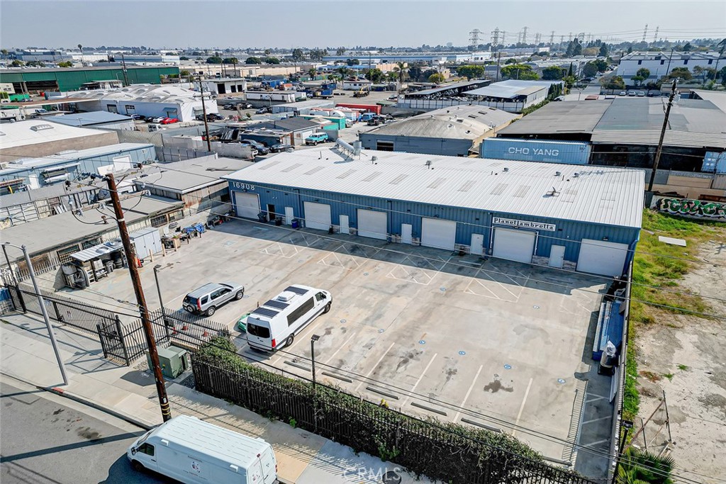 Fantastic nearly new Light Industrial Building in convenient central Gardena Location. Gated Street Level Parking. Perfect for paint, auto body, auto repair, furniture repair, etc. High ceilings that can accommodate a mezzanine office. Lots of options from 1,200 -3600 Square Feet of Leasable Space. Metal building on an extra stable foundation. Extra thick on caissons. Most similar buildings are very old by comparison. It's refreshing to see something newer in this class.