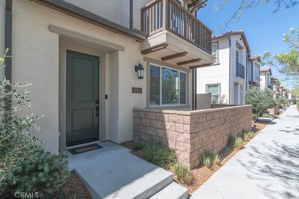Welcome to Rancho Soleo, a beautiful gated community in South Temecula. This beautiful home is only 5 years old and is in pristine condition. The open concept offers you 3 spacious bedrooms, 2 1/2 bathrooms, plus a loft, open kitchen with breakfast bar, quartz countertops, stainless steel appliances, built-in microwave, refrigerator, upstairs inside laundry which includes washer and dryer, primary bedroom has a balcony, 2 walk-in closets, walk in shower, 2 car attached garage, tankless water heater and Solar. Outside features a wrap around patio ideal for indoor and outdoor entertaining. This gated community amenities which include pool, spa, BBQ, fire pit, small park, and a clubhouse ideal for private gatherings. This home is centrally located with easy access to freeway, Old Town Temecula, Temecula Wine Country and Pechanga Resort and Casino. Stop by and take a tour.