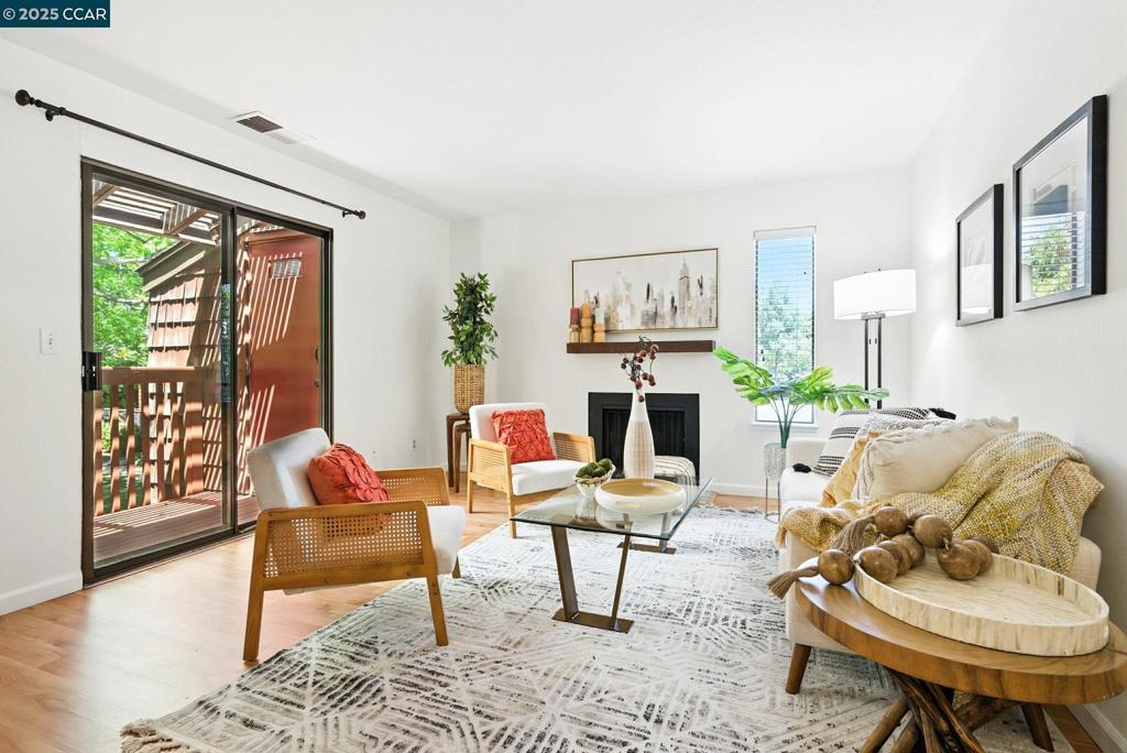 Motivated Seller – Don’t Miss This One! This charming 2-bedroom, 1-bath end-unit condo in the heart of Concord offers modern comfort, convenience, and a rare list of extras. Enjoy a cozy fireplace, an additional living room window for abundant natural light, an updated bathroom, in-unit washer and dryer, and generous storage space. Located in a quiet, well-maintained complex with a swimming pool and inviting gathering arbor, this home also offers direct gated access to Newhall Community Park—featuring walking trails, a dog park, and a scenic lake. Just minutes to top dining, shopping, Concord Pavilion, and with easy access to Clayton Blvd, this location is hard to beat. Perfect for first-time buyers or those looking to downsize, this is a fantastic opportunity you’ll want to see quickly. Schedule your showing today!