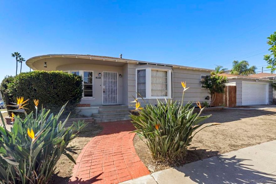 Beautifully updated Pacific Beach home featuring a new custom tile shower, quartz countertops, and modern appliances including a French door refrigerator and washer/dryer. Enjoy the perfect blend of coastal charm and contemporary upgrades in this desirable location just minutes from the beach, dining, near at Tourmaline Surf Park and all that San Diego has to offer.