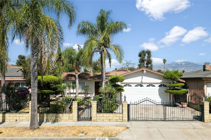 Charming 3 bed, 2 bath Baldwin Park home tucked away on a quiet cul-de-sac. Features include a spacious 2-car garage, gated driveway, and laundry hookups for convenience. The backyard offers a garden with a covered patio, perfect for relaxing or entertaining. Inside, you’ll find a cozy layout with plenty of space for a family. Enjoy a private and inviting setting in a comfortable neighborhood.