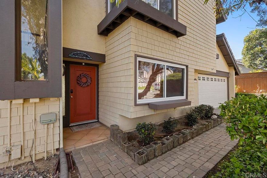 Welcome Home!  This is a fantastic opportunity in a highly sought-after Encinitas community. This large property features a chef's kitchen, Sub-Zero refrigerator, Wolf commercial gas stove, and granite countertops.  The kitchen opens up to the family room, with a fireplace. Private patio off the kitchen/family area. There is an outdoor living space adjacent to the spa/ and fireplace. Master suite and a bedroom or office, and a half bath on the first floor. Upstairs:  3 bedrooms, a full bath, and an open reading nook.  Washer/Dryer in the garage.   MUST SEE!! Low HOA, No Mello Roos. Conveniently located near parks, schools, shopping, and dining. LOCATION, LOCATION, LOCATION.