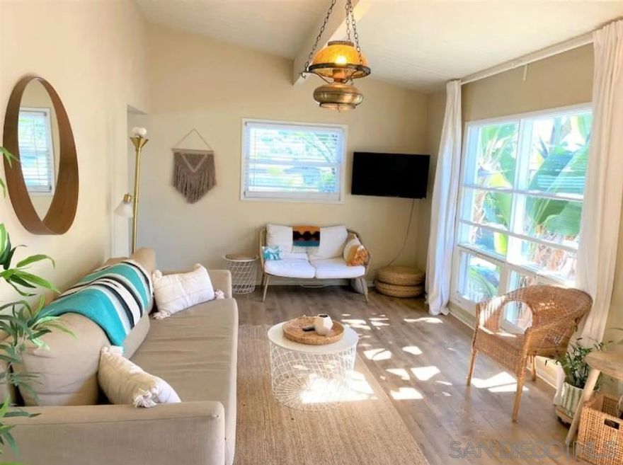 This inviting 2-bedroom, 1-bathroom home is perfectly situated to enjoy the best Encinitas living. With a clean, functional layout and a prime location a short walk to the beach and downtown shops, this home offers comfort and convenience in one of Southern California's most desirable coastal communities.  Enjoy relaxed living, private outdoor space, and easy access to everything from surfing spots to local cafes.