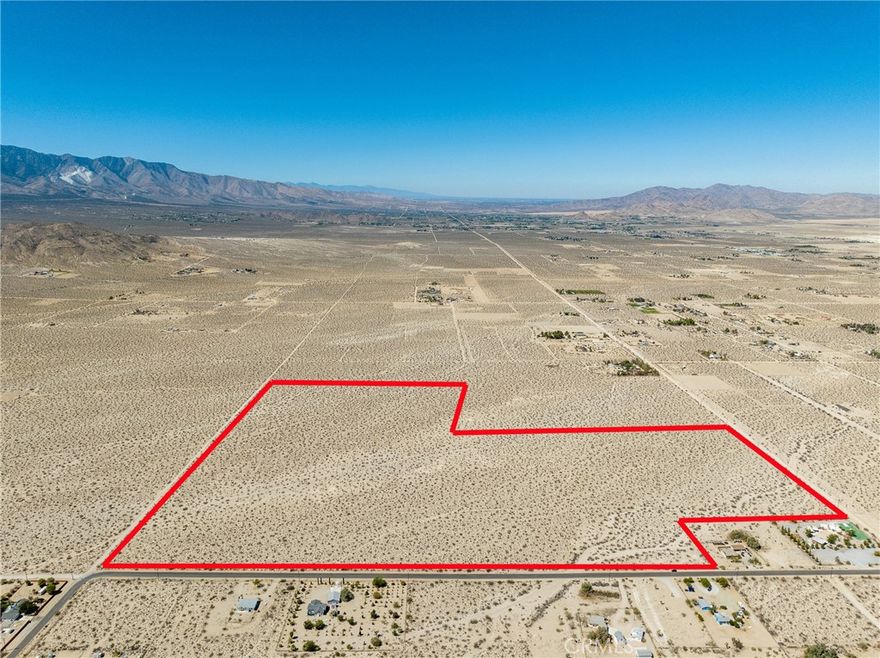 Calling all builders, developers, investors, or anyone looking for a large parcel of land. I present to you 93 acres of land zoned for rural living... WOW! This property is zoned RL5, which generally allows you to subdivide down to 5 acre lots, perfect for mini ranches or estate homes. Contact the county about a possible rezone to allow for smaller parcels and increase your profit potential. This land sits across the street from the Russel Tract, a large residential subdivision in Lucerne Valley. Part of the 93 acres wraps behind Russel Park, making it a prime spot for future residential development. The property has access from paved Visalia Ave to the east, dirt road access from Foothill Rd to the north, and Sutter Rd to the south. It's just 7 to 10 minutes from the center of Lucerne Valley and about 25 to 30 minutes from Big Bear, Apple Valley, and Barstow. Owner financing may be an option so drive by and see the potential!

**This property does not have an address assigned. " 768 Visalia Ave" is for listing purposes only.**

APN# 0449-103-03-0000

Coordinates:34.425695 /-116.884867