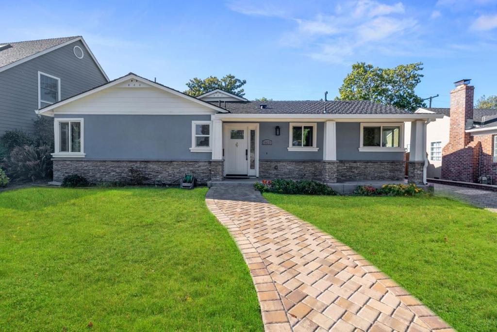 Gorgeously Remodeled home on the border of the prestigious Rose Garden Neighborhood. This home offers a bright open floor plan. As you enter, you are greeted w/ gleaming hardwood floors and a beautiful great room. Remodeled Kitchen offers quartz countertops, stainless-steel appliances, farmhouse sink, subway tile backsplash, separate bar area w/ wine fridge, under cabinet lighting and ample cabinetry. Dining area in between kitchen and living room. Completely remodeled bathrooms. Primary bedroom with ensuite bathroom resembles spa like environment. Beautifully landscaped backyard with large driveway featuring pavers. Additional highlights include: Separate Laundry Room w/ half bath, Hardwood Floors Throughout, Dual Pane Windows, Baseboards, Crown Molding, Freshly Painted Interior, Recessed Lights throughout, Updated Plumbing / Electrical, Central A/C & Heating, Presidential TL Roof & a Detached 2 Car Garage. Exquisite location; Stroll away from Valley Fair and Santana Row. Commuters delight w/ close access to 280/880. This one is not to be missed!