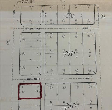 Photo of 0 White Sands, 29 Palms, CA 92277 (MLS # SW26174545)