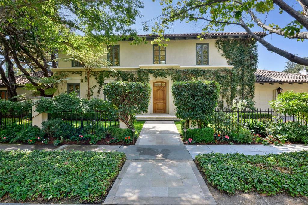 This Mediterranean home was built in 2001. With great attention to detail and fine craftsmanship, this home is located in one of Palo Altos most sought-after areas. The glazed plaster walls, aged beamed ceiling, walnut floors, and the use of antique French building materials all contribute to the elegant ambiance. This home offers it all -- gourmet kitchen, elegant living spaces, spacious bedrooms and en suite bathrooms, and a pool and spa.