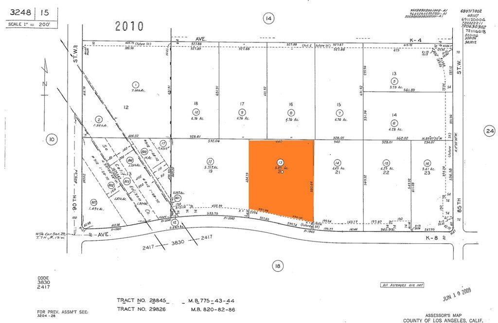 Almost 6 acres! West Lancaster Investment parcel. Access on Avenue K8. With A25 zoning there are many uses for this level land. Residential, Agriculture, Equestrian or Kennels!
