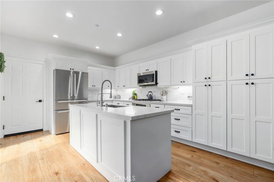 Wonderful residence nestled within the idyllic Branches neighborhood of Ladera Ranch. This must-see home has been tastefully upgraded throughout and boasts a spacious, inviting layout. The renovated kitchen is a chef’s delight, featuring fresh white cabinetry extending into the dining area, elegant contrasting countertops, stainless steel appliances, and sliding doors that open to the private courtyard. The main level includes two living areas, offering versatility for entertaining. Upstairs, discover a tranquil owner’s suite with soaring ceilings, large walk-in closet and its own loft—perfect for a home office or exercise room. The en suite bathroom features a soaking tub, separate walk-in shower and dual vanities. Two additional secondary bedrooms share a Jack-and-Jill bathroom, along with a separate laundry room. Additional upgrades include a newly installed heating and cooling system, new flooring and baseboards, garage storage, a new water heater, and HOA-painted exterior. Enjoy this beautiful home along with all that Ladera Ranch has to offer, including resort-style pools, a water park, splash pads, tennis and basketball courts, soccer fields, community gardens, an orange grove, mountain biking and hiking trails, community events, and more. This turnkey residence offers a rare opportunity in a prime location!
