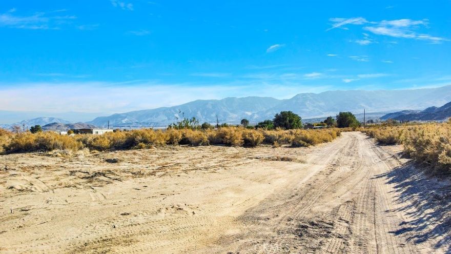 Build your dream home on this flat 2.5-acre lot with breathtaking desert and mountain views! Located near Apple Valley and just a short drive to Big Bear, this property offers wide-open skies, peaceful surroundings, and plenty of room for your vision. A perfect place for your private retreat with easy access to city conveniences and mountain adventures.