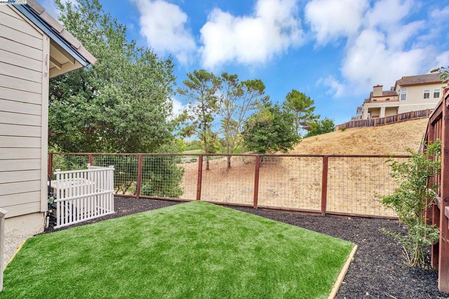 Spectacular Westside Danville Home in an Exceptional Community! Nestled in the rolling hills of Westside Danville, this stunning single-family home blends comfort, style, and community charm. Enjoy walking paths, scenic trails, and beautiful views just minutes from downtown Danville, top-rated schools, and commuter access. Situated on a peaceful cul-de-sac backing to open space, this light-filled home features a bright kitchen with white cabinetry, granite countertops, glass tile backsplash, and stainless appliances including a convection microwave and beverage fridge. The flexible floor plan offers a first-floor bedroom and bath, plus two upstairs bedrooms with en suites and a spacious loft for office, gym, or play space. Upgrades include laminate flooring, new carpet, a Tesla charger, and tankless water heater. Enjoy incredible community amenities—pool, spa, clubhouse, tennis courts, playground, and greenbelts—all with super low HOA dues! Loan rates are quite attractive now!!