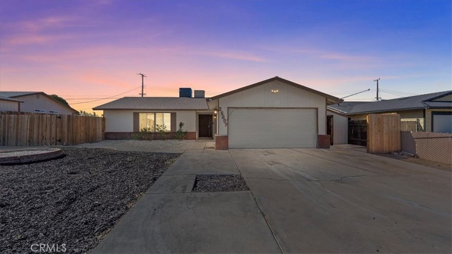 PAID OFF SOLAR PANELS!! PAID OFF NEW HVAC AND PAID OFF NEW WATER SOFTENER!! WITH AN IN GROUND POOL AND DOUBLE DRIVEWAY FOR RV OR RAZR OR CAN-AM PARKING!



Welcome to this charming **single-story home** featuring 3 bedrooms, 2 bathrooms, and a spacious **open-concept layout** perfect for family living. Step inside to find vaulted ceilings, ceiling fans, and abundant natural light throughout. JUST INSTALLED BRAND NEW AC and BRAND NEW WATER SOFTENER. The home offers both **tile and laminate flooring**, providing a modern and low-maintenance touch.



The **kitchen** opens up to the dining and living areas, making it ideal for entertaining. Sliding glass doors lead to the backyard, where you’ll find your own **private pool**, a **storage shed**, and plenty of space to relax or entertain as well as RV parking!



Enjoy the benefit of **paid-off solar panels**, keeping your energy costs low year-round.



Outside, the **low-maintenance front yard** pairs with a wide driveway and 2-car attached garage, offering plenty of parking.



Conveniently located near schools, shopping, and commuter routes, this home offers both comfort and convenience.



Don’t miss out—schedule your private showing today!