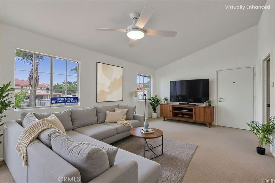 BACK ON THE MARKET BEAUTIFULLY REMODELED MISSION VIEJO CONDOMINIUM-2 Master Suites- 2nd Floor END-UNIT located  at Las Palmas Community near Craycraft Park.  FHA, CONV,VA  Condo Project approved for financing.
Welcome to this charming, recently improved condominium located in the heart of Mission Viejo. This thoughtfully designed home features two spacious bedrooms, each with its own end-suite bathroom, creating the convenience of dual master suites- Perfect for privacy, guests, or shared living. One of the Suites offers a walk-in closet, adding exceptional storage and functionality. Livingroom has vaulted ceilings creating a spacious living area with a PANORAMIC VIEW OF SADDLEBACK MOUNTAINS. New closet drawers in master bedroom, new laminated wood floors in bathrooms, new stove and dishwasher, contemporary fixtures, and an inviting open layout that maximizes space and natural light. Association has 24 hrs Security, two community pools and a clubhouse. close to shopping, dining, parks, and all of Lake Mission Viejo has to offer, including fishing, boating, kayaking, summer concerts, family picnics. Association dues include Water and Trash, the only utility you pay is electricity. Dog park and park within walking distance, close to Saddleback College and a few minutes by car from Laguna beach, near the 5FWY. 
Don't miss this wonderful opportunity to own a turnkey home in one of Mission Viejo's desirable areas! ** All furniture is virtually staged**