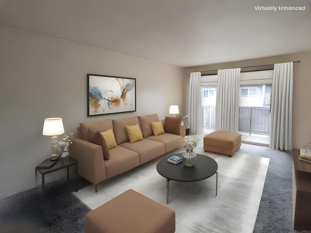 Move in ready! Desirable upper level corner location with good privacy and balcony views. Gated parking and pedestrian entrance to the cozy 26 unit community. The whole place was fully remodeled inside and out in 2006. Kitchen boasts cool travertine floors, stainless steel appliances, and granite countertops with fridge, electric range, dishwasher, and microwave included. Dining area and living room seamlessly blend to give a spacious feeling. Dual pane windows will keep you comfortable year round. Fresh paint and cabinets make everything feel like new. Walk-in closet in the bedroom gives lots of room for your stuff. Stackable washer and dryer in it's own closet makes laundry time a snap. Assigned parking space is close at hand(space #2) and so are the community pool and BBQ. Low HOA dues compared to others. Easy access to nearby shops with I-8 and Hwy67 convenient for commuting.