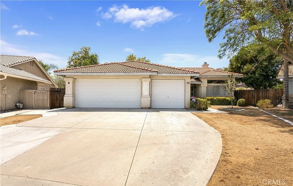 Welcome home to this beautifully updated 4-bedroom, 2-bath residence in a peaceful San Jacinto neighborhood! With a bright open layout, cozy fireplace, and modern kitchen, this home is perfect for everyday living and entertaining. The private ADU with its own entrance and bath offers great flexibility, while the backyard oasis with covered patio and fruit trees is ideal for relaxing or hosting gatherings. Complete with a three-car garage and close to schools, shopping, and parks, this home has everything you need to live comfortably. Call now! Home will not last!