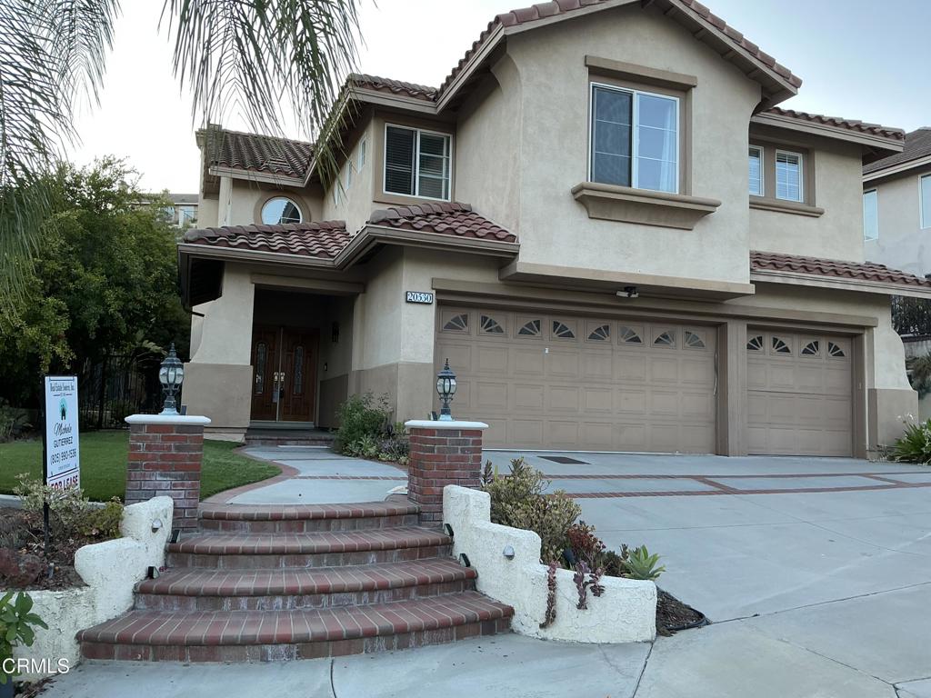 Yorba Linda Community of East Lake Village, 4 bedroom, 4 bath, office ,3 car garage, located on a cul-de-sac.This open space floor plan with high ceiling and plenty natural lighting. The kitchen has beautiful waterfall quartz island counters and 2 ovens, walk in pantry, and Tesla charger. A five minute walk to the community pool.