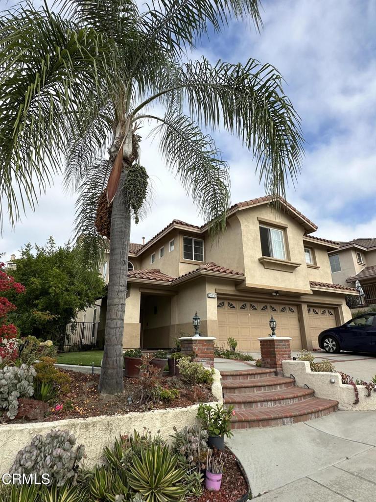 Yorba Linda Community of East Lake Village, 4 bedroom, 4 bath, office ,3 car garage, located on a cul-de-sac.This open space floor plan with high ceiling and plenty natural lighting. The kitchen has beautiful waterfall quartz island counters and 2 ovens, walk in pantry, and Tesla charger. A five minute walk to the community pool.