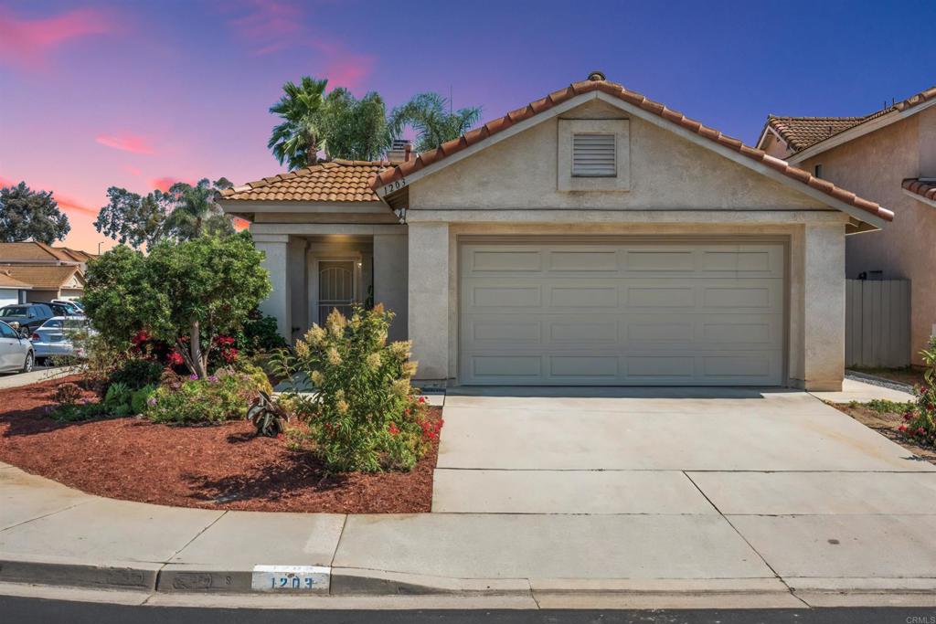 Beautifully remodeled single story home in the desirable Santa Fe Hills neighborhood of San Marcos, featuring 3 bedrooms and 2 bathrooms with bright, updated living spaces. The modern kitchen showcases white cabinetry and granite countertops, all complemented by new, stylish flooring throughout the home. Fresh paint and natural light create an open, inviting atmosphere in the living and dining areas. Both bathrooms have been completely updated with stylish vanities, new shower or bath, lighting, and tasteful tile accents. The spacious primary bedroom offers ample room for relaxation and personalization. Located on a quiet cul-de-sac with no HOA, this home is close to parks, hiking trails, tennis courts, pool, soccer fields, and top rated Paloma Elementary School. Convenient access to major routes, shopping, Cal State San Marcos, and Palomar College. Even the 2 car garage contains a kitchenette, sink, and additional overhead storage space. This home truly has it all!