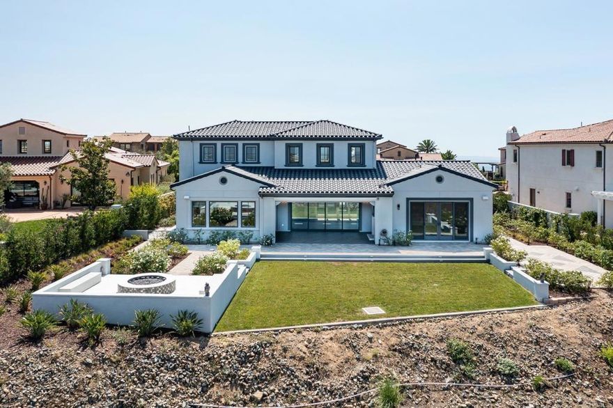 Luxury 5 bedroom, 5.5 bath new construction home available for lease at the top of the hill in Upper Cielo. Enjoy breathtaking views of Rancho Santa Fe and Lake Hodges from this Mediterranean home that features covered outdoor / indoor living at its finest. This property features soaring 20 foot ceilings in the main living area, a center courtyard with fireplace and a large outdoor gas fire pit for entertaining. The kitchen boasts a large island with extra farmhouse sink, high end finishes and a Wolf stainless steel package. Each spacious bedroom enjoys it's own large closet and en suite bathroom. Tenants will be able to enjoy the resort style swimming pool, tennis courts, beach volleyball and other amenities that Club Cielo has to offer. Call today to inquire on how to view this home in person.