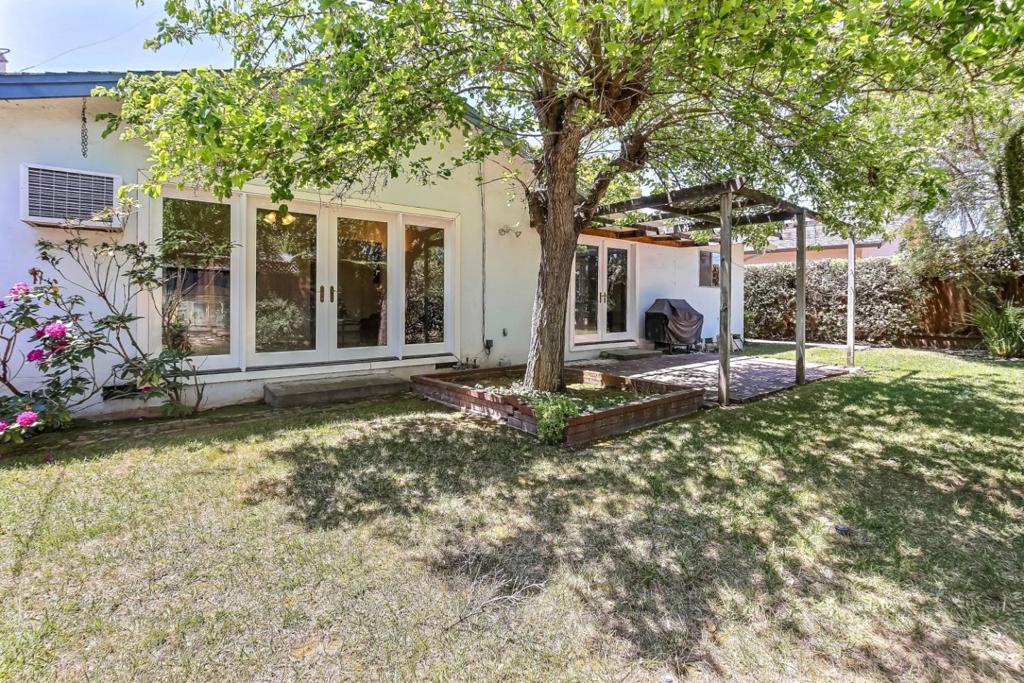 You will love This Beautiful Cambrian home nestles in the quiet, peaceful neighborhood with Top Graded Schools, Oster(927), Dartmouth(917), Branham(810). Great Floor Plan, 4 Bed, 2 bath, Hardwood floor through out, Double Pane windows, Skylight, Ceiling fans, Room AC in the living room. Open, High Beam ceilings, Large Double French Door in the Dining Room and Living Room for access to back yard for entertaining your family and friends to enjoy.