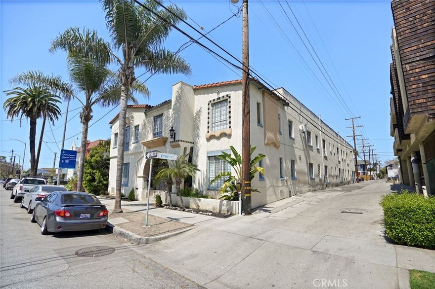 We are pleased to present the exceptional opportunity to acquire a beautifully maintained, fully occupied, 17-unit multi-family property located at 433 W. 7th St, Long Beach, CA 90802. This historic Spanish-style building, constructed in 1931, combines architectural charm with modern upgrades, offering an ideal investment in the vibrant Long Beach market.



Prime Location: Located in the heart of Downtown Long Beach, the property is just minutes from world-class dining, entertainment, shopping, and the waterfront. Residents enjoy easy access to major transportation routes, including the 710 Freeway, as well as close proximity to public transit options.



Architectural Charm: This 1931 Spanish-style building retains much of its original architectural appeal, featuring two elegant rotundas framing the second-story landing and a gated entry that leads into a lushly landscaped courtyard. These charming elements create a welcoming atmosphere for tenants.

Upgraded Units: The 17 units have been thoughtfully upgraded to maintain their vintage appeal while incorporating modern ?nishes. Most units feature luxurious granite countertops and pedestal sinks in the bathrooms. High 10’ ceilings throughout the building provide a spacious, airy feeling for tenants.

Generous Unit Sizes: With a total building square footage of 11,015, the property offers an average unit size that is both generous and comfortable, providing ample living space for each of its residents. The well-appointed apartments appeal to long-term tenants who value quality and comfort.

Rooftop Patio: The property features a private rooftop patio, offering stunning views of the city and coastline. This tranquil outdoor space provides tenants with an opportunity to enjoy relaxation, social gatherings, and scenic views, enhancing the overall living experience.

Individually Metered: The property is individually metered for both gas and electricity, making it easier to manage utility costs and providing an ef?cient setup for tenants.



ADU Potential: The property includes ?ve individual garages, offering potential for additional income through Accessory Dwelling Units (ADUs), subject to buyer veri?cation and city approval. This feature enhances the future income potential of the property.