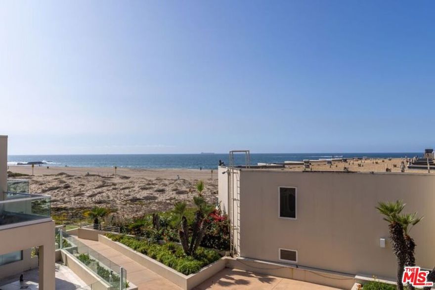 Welcome to The Breakers in Playa del Rey where luxury meets coastal living. This stunning, newly remodeled two bedroom townhome offers a sophisticated contemporary retreat with  breathtaking ocean views and an array of upscale amenities. The open floor plan, featuring luxurious flooring throughout, seamlessly connects the living room and dining area to the gourmet kitchen, complete with stainless steel appliances and ample quartz counter space, making it a chef's delight. The living area flows out to the expansive patio, perfect for enjoying morning coffee or relaxing at the end of the day. The spacious primary suite boasts spectacular ocean views and  encompasses the entire second level. Fall asleep to the sounds of the ocean and wake up to mesmerizing sunrises. The spa inspired primary bathroom featuring quartz counters, soaking tub and separate shower provides a luxurious, indulgent sanctuary to unwind and rejuvenate, There are all new windows throughout the home. The community amenities at The Breakers are second to none, featuring a pool, spa, gym, rec room and basketball/pickle ball court offering residents an abundance of options for relaxation and recreation. Additionally, the proximity to the sand allows for easy access to the beach, providing the perfect opportunity to enjoy the coastal lifestyle. Two car parking spaces plus ample guest parking in a gated garage with secure entry. There is also additional storage. Don't miss this chance to experience the epitome of coastal luxury living at The Breakers.This is an exceptional opportunity to indulge in the Playa del Rey lifestyle, featuring the local restaurants and shops while enjoying the comforts of a coastal chic home in a prestigious beach community.