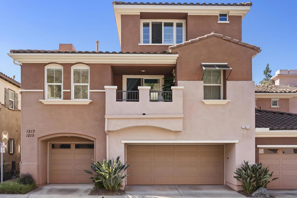 Highly popular end unit townhome overlooking the mountains & city lights in the WestRidge gated community of picturesque San Elijo Hills. This open-concept floor plan features 1,316 square feet of living space with 3 bedrooms, 2.5 bathrooms & a spacious backyard. Radiating with natural, light this newly carpeted & freshly painted property offers a large living room with gas fireplace, hardwood flooring, kitchen with stainless appliances, 2 car direct access garage & a generous primary bedroom with en-suite bathroom, walk in closet, soaking tub & private balcony for enjoying your morning coffee. The gated community of WestRidge offers access to the resort style pool, spa & serene water feature in the coveted development of San Elijo Hills that exudes small town charm. Steps away from top-rated San Elijo schools, parks, playgrounds, ball fields, dog park, shops, restaurants, grocery store & access to 18 miles of maintained trails, perfect for outdoor adventures.