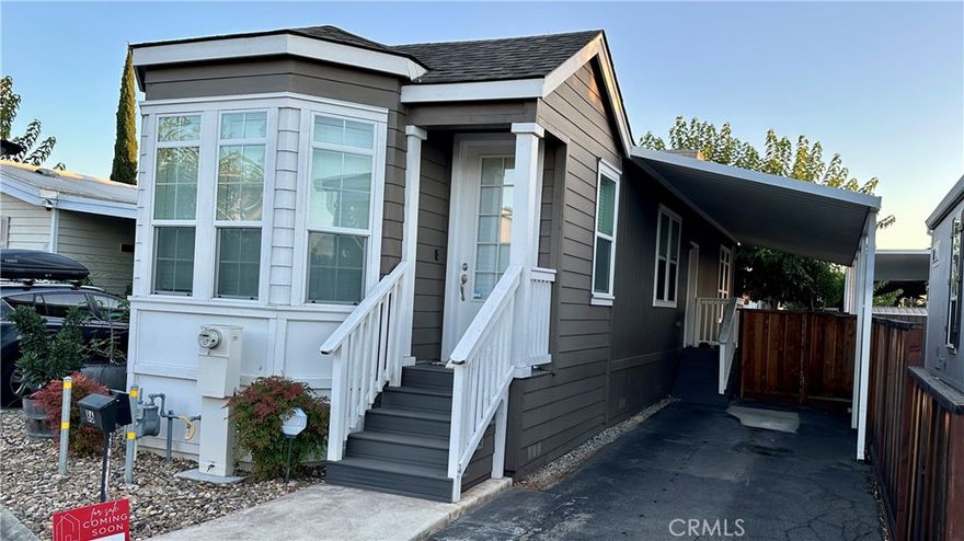 ---Welcome to 86 Eileen Ln, a MOVE- IN READY 2/2 mobile home located in the desirable Concord Mobile Home Park. This charming property offers a perfect blend of comfort, convenience, and style. Situated in a quiet and family-friendly neighborhood, this home is close to Lime Ridge Open Space, Contra Costa Canal trails and BART. Perfect for walking, hiking, biking or strolling with your house members. The Park offers 2 Swimming Pools, 2 Clubhouses, 2 Car wash areas and On-Site Laundry if needed. 



---Home built in 2018, owned by only one owner, no pets, no smoking, with approx. 812 Square Feet.  Inside you will discover an open living plan and bright living room with plenty of natural light and a ceiling fan. Enjoy cooking in a kitchen with functional and ample cabinet storage, solid surface counters with large island, Stainless appliances, Gas range with oven and dishwasher. 

Master Bedroom features large closet, ceiling fan, and an en-suite bathroom with large walk-in shower, while the second bedroom is ideal for guests, a home office, or a hobby room. The second full bathroom located centrally allowing yourself or guests easy access to a bathroom when entertaining. 



-----This home is conveniently located just minutes from Downtown Concord, less than one mile to Concord Bart Station and one mile from Costco. Plenty of restaurants, shopping and groceries near by. 

Additional Features:

---Central Heat & Air Conditioner with Ecobee SMART Thermostat for year round comfort - (also has an evaporative cooler)---

---All-In-One Duct Less Washer/ Dryer unit with storage drawer- runs on 110 volt.---

---Carport fits two vehicles---

---Modern Ring Security System with 3 Outdoor Cameras including Ring Doorbell ---

---Outdoor Storage Container--Fully Fenced Back Yard for privacy with concrete patio area and low maintenance yard---



_____Affordable living in a PRIME location- Call Today!! _____