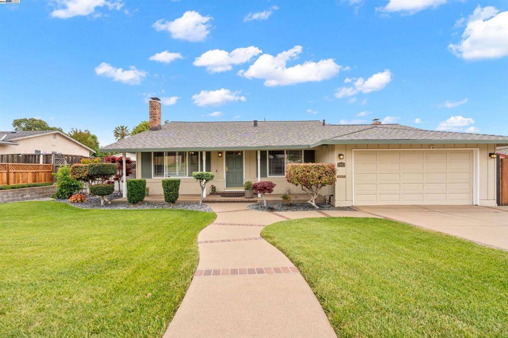 Welcome home to this NORTH  facing pristine and elegant single-story home. This former model home in the Semi-Custom home portion of Los Altos Heights has been updated throughout by the Seller.  Some of many features include OWNED SOLAR, new roof replacement in 2023, custom Plantation Shutters in Living Room, Office and Bedrooms and Six Panel Doors throughout the home. The eat in kitchen and Heart of the home, showcases Cherry Slab Cabinets to the ceiling, Granite Slab countertops and backsplash, closet pantry, stainless steel appliances, SS Miele Dishwasher and opens to the Family Room.  Slider in Family Room opens to the expansive back yard and brings in light and breathtaking views of the hills and location for POSSIBLE ADU (please check with city requirments).  Centrally located to the Ace Train station, 580 freeway, state route 84, and an 8.5 mile drive to Dublin/Pleasanton BART stations.  Livermore is home to an abundant wine country, hiking trails, Lake Del Valle, the Bankhead Theater, historic downtown with shops and restaurants and the very popular San Francisco Premium Outlets and famous Livermore Rodeo. This beautiful home is move- in ready and has everything for you to create your new memories. NO HOA.