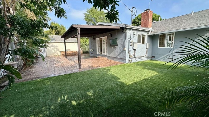 Welcome to this beautifully remodeled home located in an award-winning school district, featuring 4 spacious bedrooms and 2 updated bathrooms. The open floor-plan highlights a brand-new kitchen with modern finishes, freshly painted interiors, hardwood floors, recessed lighting, and  recessed solar tubes that fill the home with natural light. Additional upgrades include dual pane windows, a new HVAC system, and tastefully renovated bathrooms. The low-maintenance front and backyard are designed for easy living, with the backyard serving as a private retreat complete with a pergola, built-in BBQ, and extra storage. A carport provides convenient parking, and small pets are welcome with a deposit. The property is ideally located near Welby, Hale, and El Camino schools, while a second unit at the front of the lot is rented separately, ensuring complete privacy as tenants do not use the backyard.