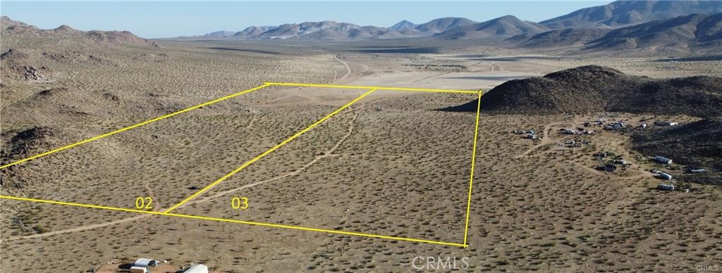 **Incredible Opportunity to Own this Ideal 40-Acre Parcel in the Highly Desired Thunderbird Ranches of Apple Valley + An Adjacent 40-Acre Parcel is Also Available, Offering a Rare Chance to Secure 80 Contiguous Acres! Surrounded by Open Desert Beauty, Near Holiday Ranch Airport!  this Expansive 40 Acre Lot offers Endless Potential - Whether you're Looking to Build your Dream Home, Create a Weekend Escape, Buy and Hold, Develop, or Enjoy Off-Road Adventures. An Ideal Investment Opportunity to Own This LARGE Parcel + An Adjacent 40-Acre Parcel is Also Available, Offering a Rare Chance to Secure 80 Contiguous Acres! APN# 0464-01-102-0000**& Adjacent Parcel 0464-01-103-0000 *These properties CAN be Subdivided*Large property with subdivision potential. Can be divided into 16 parcels of 2.5 acres with 1 house and 2 ADUs each, or 8 parcels of 5 acres with 1 house and 3 ADUs each.
From CA-18 E, Turn Left onto Corwin Rd. Turn right onto Waalew Rd. Right onto Joshua Rd, Continue to Cahuilla Rd then Turn Left. Continue to Soledad Rd Turn Left. Continue past Huasna then Property is at the Fork off Fairview Valley Rd Between Huasna Rd & Papago Rd
