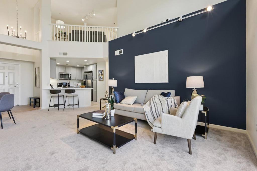 Welcome to 2988 Grassina St #629, a stunning 2-bedroom, 2-bath condo with a versatile upstairs loft, offering 1,369 sq ft of stylish living space in vibrant San Jose. The open floor plan features a spacious living room, a dining area, and a beautifully designed kitchen with modern appliances and ample cabinetry perfect for cooking and entertaining. Enjoy year-round comfort with central heating and air conditioning, as well as the convenience of in-unit laundry. The home also includes side-by-side parking with extra storage. Located within a well-maintained community, residents can relax at the pool, clubhouse, or nearby park. With its prime location in the San Jose Unified School District, this home provides both urban convenience and family-friendly amenities. Dont miss this incredible opportunity to own a move-in ready home in one of San Joses most desirable neighborhoods!