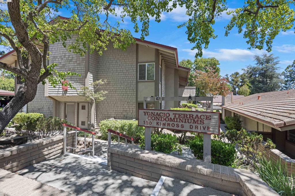 Welcome to this beautiful top-floor condo in the desirable Ygnacio Terrace community. This spacious 2-bedroom, 2-bath condo features fresh interior paint, LVP flooring throughout, and an open-concept layout that seamlessly connects the kitchen, dining, and living areas. The kitchen includes dark granite countertops and opens conveniently to the main living space. Both bedrooms are generously sized, with the primary suite offering dual closets—including a large walk-in. Additional highlights include in-unit laundry hookups, crown molding, and a private balcony for outdoor relaxation. Community amenities include a pool, spa, clubhouse, fitness center, and beautifully landscaped greenbelts. One assigned covered parking space plus guest parking included. Ideally located near BART, John Muir Hospital, shops, restaurants, and downtown Walnut Creek. Walnut Creek School District and Mount Diablo Unified School District, including highly rated schools such as Bancroft Elementary School, Foothill Middle, and Northgate High School. Make this condo your home today!