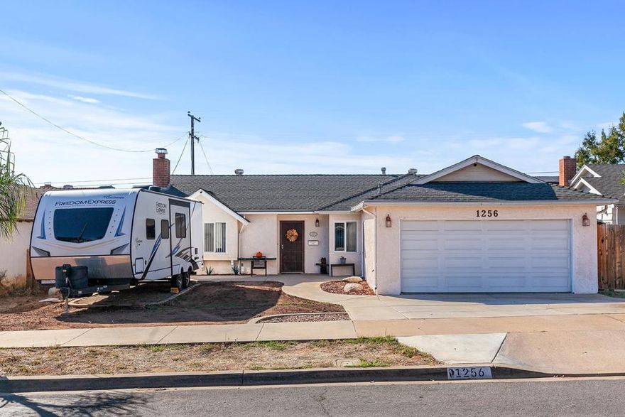 WELCOME TO YOUR DREAM HOME IN BEAUTIFUL EL CAJON, CALIFORNIA! THIS STUNNING SINGLE-STORY GEM IS PERFECTLY TUCKED AWAY ON A PRIVATE DRIVE IN THE HIGHLY SOUGHT-AFTER GREENFIELD GROVE  NEIGHBORHOOD, OFFERING PEACE, PRIVACY, AND TRANQUILITY. FEATURING THREE SPACIOUS BEDROOMS AND TWO BATHROOMS, THIS HOME BOASTS A BEAUTIFUL KITCHEN WITH GORGEOUS WOOD CABINETS, STAINLESS APPLIANCES, AND A LAYOUT DESIGNED FOR BOTH FUNCTIONALITY AND STYLE. ENJOY THE COMFORT OF A LARGE PRIMARY BEDROOM COMPLETE WITH A PRIVATE BATHROOM, PERFECT FOR RELAXATION. THE BEAUTIFUL LAMINATE FLOORS ADD WARMTH AND CHARACTER THROUGHOUT, WHILE DUAL-PANE WINDOWS FLOOD THE HOME WITH NATURAL LIGHT. NO HOA FEES MAKE THIS HOME EVEN MORE ATTRACTIVE. STEP OUTSIDE INTO A BIG BACKYARD WITH ENDLESS POSSIBILITIES—CREATE YOUR OWN OUTDOOR OASIS, ENTERTAIN GUESTS, OR SIMPLY ENJOY THE OPEN SPACE. DON’T MISS THIS RARE OPPORTUNITY TO OWN A PEACEFUL RETREAT THATS EXTREMELY FUNCTIONAL IN A PRIME LOCATION!