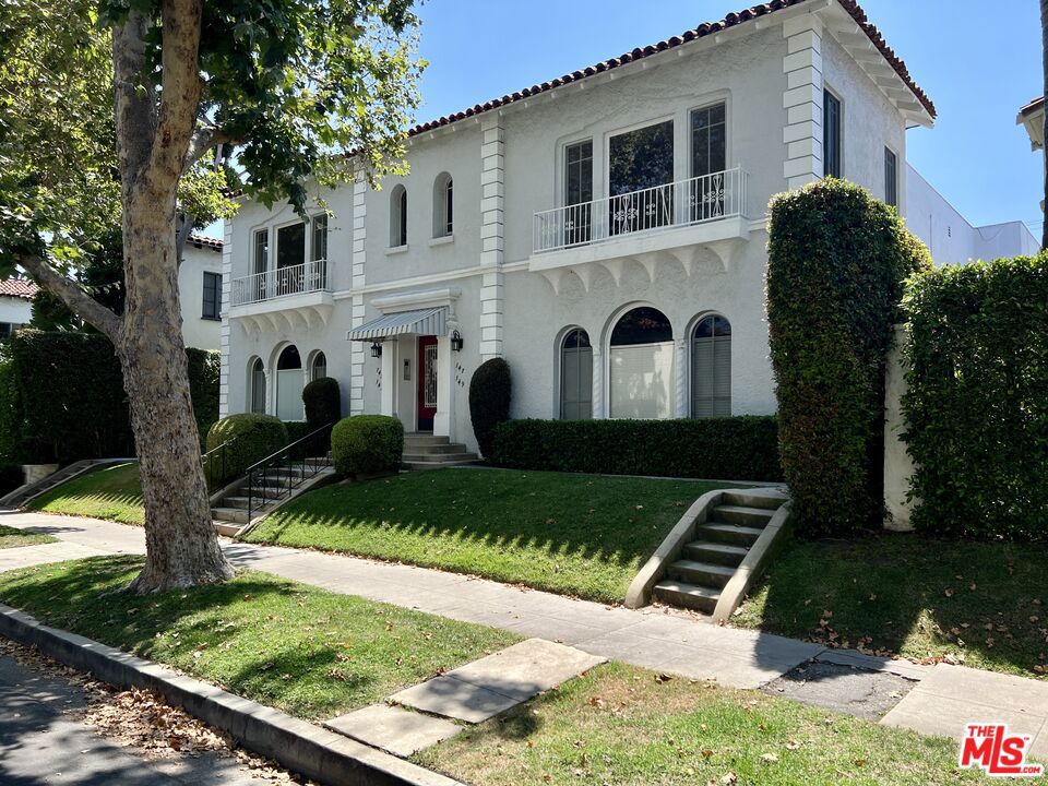 Rare Opportunity! First time on-market in more than EIGHTYYEARS! A must-have for investors seeking a high-income property in a desirable neighborhood. Perfect for owner/occupier or multi-generational family group (two large3 bedroom, 2 bathroom residences to be delivered vacant at close of escrow). Built in 1927 and meticulously maintained since by just a few owners, 143 N Sycamore Ave is a fine example of what is now considered classic Hollywood architecture (typical of the earlier years of the Golden Age of Hollywood when apartment homes frequently featured Spanish-accents and arched front windows). Four spacious, 3 Bedroom apartment residences, each with two bathrooms and laundry, occupy two stories and a total of 7,672 sf.143 N Sycamore Ave has a 7,503 sf lot on a beautiful tree-lined street. All just steps from shops, restaurants, and places of worship. Five Garages are located on-site to accommodate residents' parking (garages could be converted to ADUs).