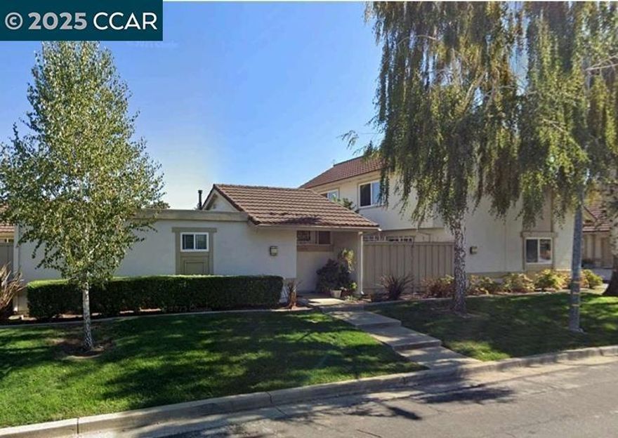 Welcome Home! ONE STORY TOWNHOUSE that  feels like home. Tastefully & Renovated Throughout!  Featuring 2 Bedrooms, 2 Full baths, with 2 car attached garage!. Recessed lighting throughout. All new stainless steel appliances, New LVP flooring and much more!. Central heat and air conditioning. Great commute location minutes to BART and Freeways. Steps away from the POND, walk to Newhall community Park, trails, dog park, and bocce courts, Low HOA dues include Hazard Insurance, community pool, water, sewer, garbage, common area and front yard landscaping.