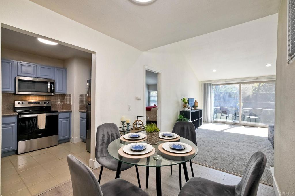 Welcome to Your Bright and Spacious Oasis in the Heart of Escondido! Step into this beautifully maintained condo located in a gated community offering plentiful amenities including a sparkling pool and tennis court. This upper-level unit is filled with natural light, creating a warm and inviting atmosphere throughout. The open floor plan features a generous living area, dining room and a private balcony – perfect for relaxing or entertaining. There is stackable laundry and plenty of storage. You’ll love the convenience of being just minutes away from shopping centers, local restaurants, and easy freeway access, making daily errands and commutes a breeze. Whether you're looking for your first home or a smart investment, this unit checks all the boxes. Enjoy the perfect blend of comfort, convenience, and community in this friendly complex. Don’t miss your chance to make this bright and charming home your own!