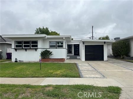 Fully upgraded single story home with 3 bedrooms, 2 baths, and new kitchen. The open layout welcomes you with new open kitchen- new cabinets, new elegant quartz countertops, new door knobs, new gas range, new stainless dishwasher, new microwave oven, new garbage disposal & new back door. This beautifully remodeled kitchen opens to a charming dining area and installed a new chandelier light. Premium luxury vinyl floors throughout the home, new fireplace decor and recessed lights. This house has double pane windows, 10 windows that are newly installed. Laundry closet is located in the garage. Remodeled master bedroom with upgraded flooring, a pristine tub & shower, new vanity with elegant fixtures. Master bedroom has a sliding door to the garden. Two other bedrooms with new bedroom & closet doors. All two toilets are new. The hallway bath has a tub, separate shower and a new vanity. This house has three mini splits air conditioner and heater. Most of the plumbing parts are new. Property has been fumigated and dry rot has been cleared. Custom new white paint in and out, a new garage motor and outside new light fixtures. This active lifestyle neighborhood has shops, restaurants and easy access to the freeway.