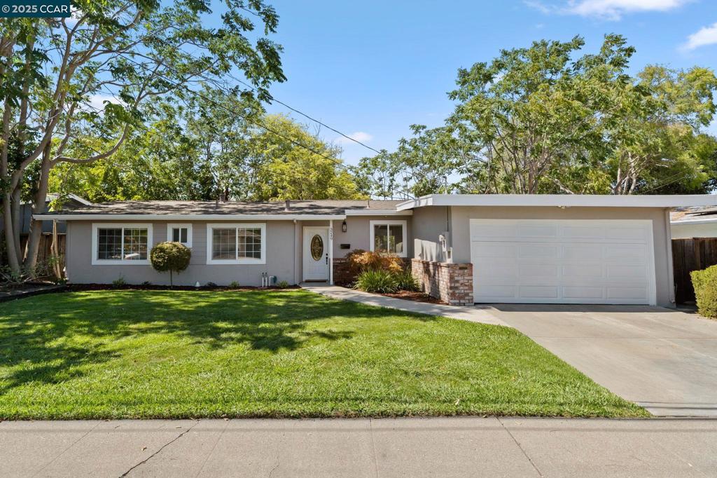 Absolutely beautiful! This fully renovated single-story ranch style home in the desirable Holbrook Heights community is the one you've been waiting for! This rarely available 4-bedroom, 2-bath property was remodeled into a modern, open layout with high-end finishes throughout - with all remodel work in 2012 completed with with permits! The kitchen features high-end custom cabinetry, granite countertops, brand new and newer stainless steel appliances and a large island with bar seating. Both bathrooms were completely updated with designer finishes and fixtures. Enjoy elegant hardwood floors in the living areas, new burbur carpeting with plush padding in all four bedrooms, dual-pane windows, fresh interior/exterior paint and a newly installed AC unit. The spacious backyard with additional patio area is perfect for a play area or entertaining - or both! Walk to shops, restaurants, the Holbrook Heights community pool, clubhouse and BBQ area, BART, parks and schools!