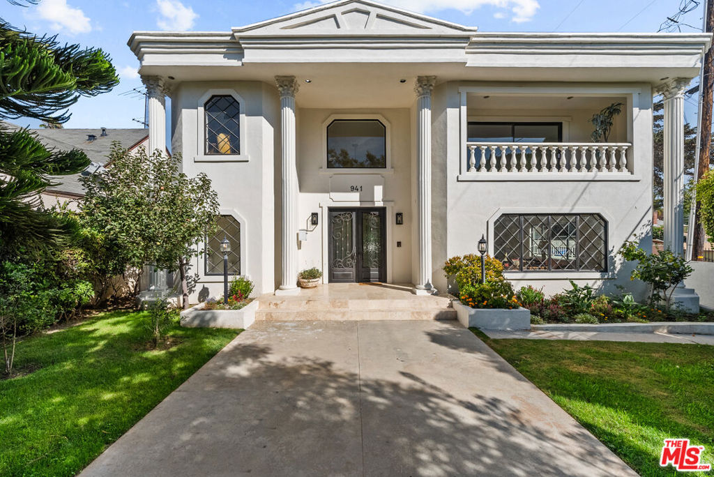 Welcome to this elegant and stunning custom built contemporary home in prime and best Santa Monica living. An amazing 2-story , 5,170 sq. ft living space on a spacious 8,814 sq. ft lot with ideal layout. The grand double door entry with a generous formal dinning room and bar is perfect for entertainment . Immense amount of natural lights, soaring ceilings throughout and an open floor plan. 6 total bedroom + Maid's room+ 5 1/2 bath and Den with Fireplace . Chef's kitchen , custom made cabinetry with Quartz counters and remodeled Island with breakfast area and stainless steel appliances. Beautiful backyard with over sized pool and BBQ area and custom made patio. Spacious balcony in Master bedroom and huge balcony in back bedrooms over looking trees and pool . Recess lighting throughout , a new roof and updated A/C, Dry sauna, French doors, marble stairs walk-in closet, spacious balconies. Situated in a Top-Rated School District, UCLA, near Montana Ave. , shopping , Whole Foods, Restaurants and the beach. Located on one of the area's most desirable tree-lined Streets. Luxury at its finest