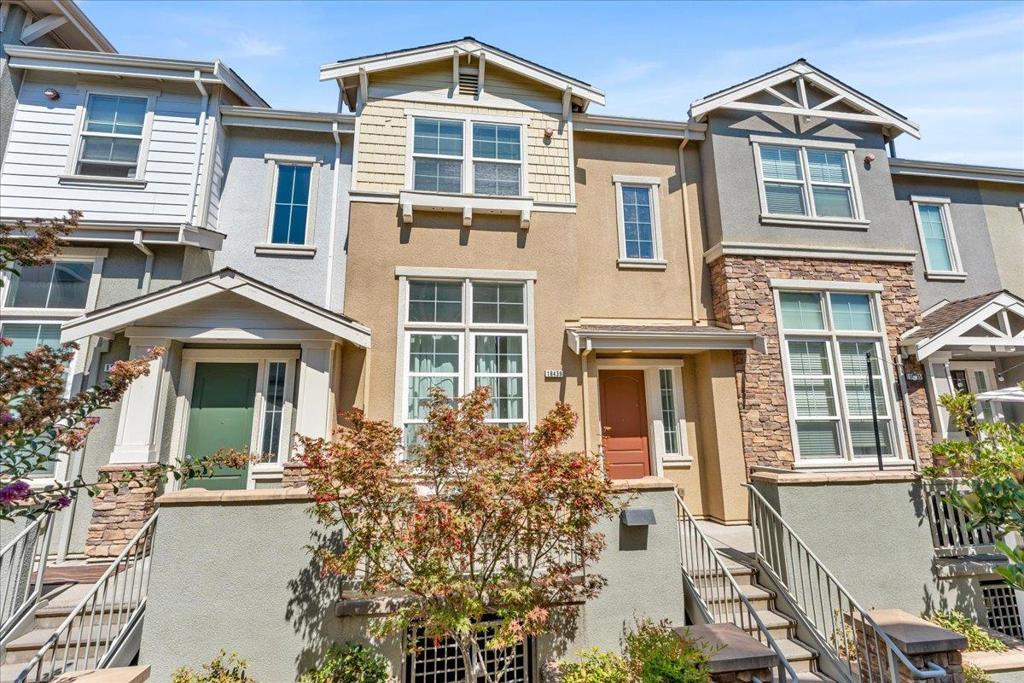 Welcome to The Paseos Collection at Madrone Plazaa Green Built Master Planned Community by South County Housing. This inviting 2-bedroom, 2.5-bath townhome offers 1,374 sq. ft. of living space plus an attached 2-car garage. Step inside to a welcoming foyer that opens into a bright family room with soaring ceilings and abundant natural light. The main floor features open living and dining areas, a well-equipped kitchen, and a convenient powder room. Upstairs, two generously sized bedrooms are paired with two full bathrooms, providing comfort and flexibility for family, guests, or a home office. Madrone Plaza is known for its amenities: a pool and spa, full-size basketball court, bocce ball court, putting green, playgrounds, clubhouse, and picnic/BBQ areaseverything you need to relax, stay active, or entertain. Centrally located in Morgan Hill, youll enjoy easy access to shopping, dining, wineries, outdoor recreation, and major commute routes. A wonderful opportunity for first-time buyers or anyone seeking low-maintenance living in a welcoming neighborhood.