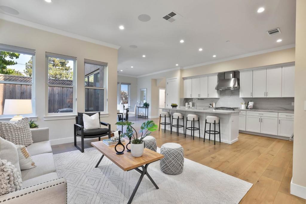 Smart, energy-efficient, and move-in ready. 102 Hildebrand Drive in Los Gatos features paid solar, a Tesla Powerwall, an EV charger, wired Dolby Atmos built-in speakers in the living room, a whole home water softener system, smart locks, smart thermostats, and Homelink enabled garage access for effortless, elevated living. Built just four years ago by Lexor Builders, this newer construction home is still under builder warranty and designed for low-maintenance convenience. The open-concept layout features high ceilings, privacy-tinted windows, and a custom kitchen with high-end appliances, a gas range, full backsplash, sleek cabinetry, and an oversized island. The primary suite includes a spacious ensuite with dual sinks and a walk-in closet, while additional bedrooms offer flexibility for various living needs. The low-maintenance lot offers simplicity and ease of upkeep. Conveniently located across the street from Starbucks and the Safeway shopping center, with easy access to Highways 85 and 17. Just minutes from Heintz Open Space for hiking trails and assigned to top-rated Alta Vista Elementary, Union Middle, and Leigh High School. This standalone home is professionally built, and ready for you!