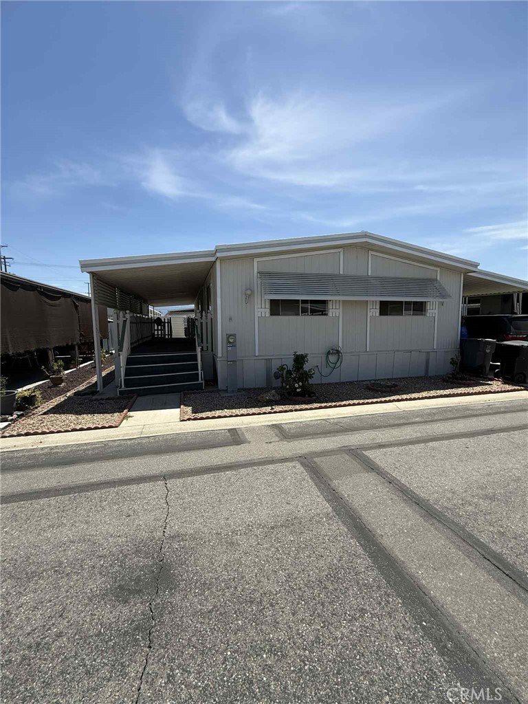Welcome to this Charming updated Hemet Mobile Home. This cozy residence offers comfortable living with 2 bedrooms, 2 bathrooms, and a well-appointed kitchen and storage shed. Enjoy the convenience of a community atmosphere while having your own space. The home features a private patio for outdoor relaxation and is centrally located for easy access to amenities. Don't miss the opportunity to make this affordable and remodeled mobile home your own. The community offers a fantastic clubhouse with pool tables, a card room, a banquet hall, air-conditioned indoor shuffleboard courts, and lots more.