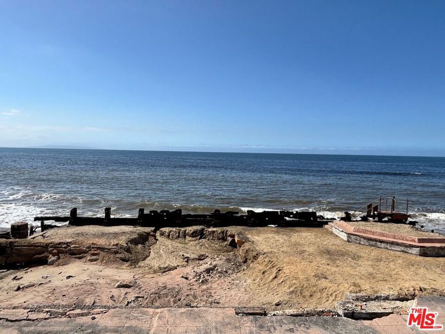 Tremendous prime Malibu land development opportunity on PCH: Incredibly rare triple-lot, single APN measuring almost 7,000 SF with 83 feet of frontage of amazing Pacific Ocean views (please refer to property profile attached to docs, page 2 showing approximate lot dimensions).  Prior structure was an 8-unit apartment building (7 one-bedroom units + 1 two-bedroom unit) and per Malibu City Planning department the new structure shall have the same use.  Just north of Tuna Canyon Road and adjacent to Las Tunas Beach, makes this a premier location on PCH.  The prior structure was damaged by the fire but the lot has been already cleared and the sea wall remained (though badly burned) so construction schedules, equipment and labor use can be maximized with no down-time.