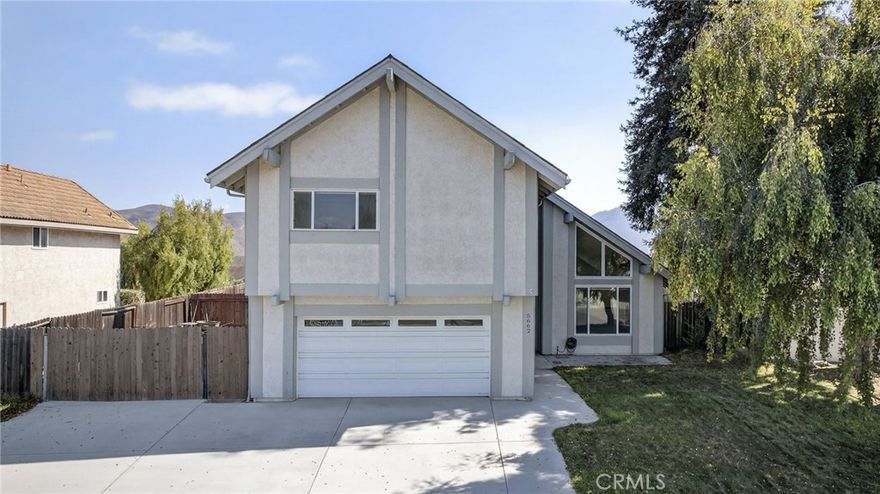 Discover this beautifully updated 4-bedroom, 2.5-bathroom home offering 2,032 sq. ft. of living space in one of Camarillo’s most desirable neighborhoods. Inside, soaring vaulted ceilings, a striking spiral staircase, and expansive windows fill the home with natural light. The open floor plan features real hardwood flooring throughout, a spacious living room with a brick fireplace, and a formal dining area with mountain views. The remodeled kitchen is complete with granite countertops, stainless steel appliances, custom cabinetry, and a cozy breakfast nook with built-in seating overlooking the backyard and mountains. Refrigerator, washer, and dryer are all included for added convenience. Upstairs, the primary suite offers vaulted ceilings, a walk-in closet, and an ensuite bath with dual sinks and a soaking tub. Outdoors, enjoy a covered patio, mature landscaping, and plenty of space for entertaining. A 2-car attached garage is complemented by a 3–4 car driveway and 40 feet of RV parking, perfect for boats, trailers, or motorhomes. This move-in ready home blends comfort, functionality, and curb appeal—an opportunity not to be missed.