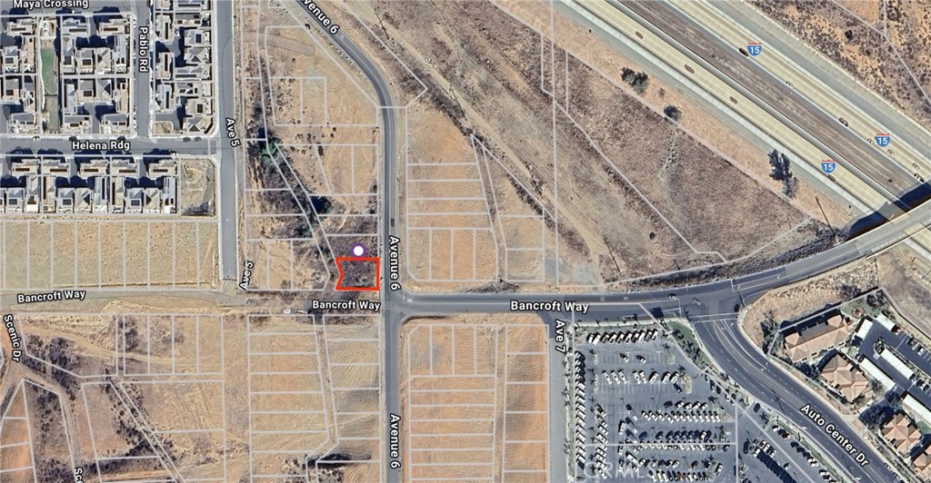 Corner lot with 100% frontage on Avenue 6; Just feet away from Interstate 15, Aaron Chevrolet and new residential development community. Get your piece of land, they aren't making anymore of it!