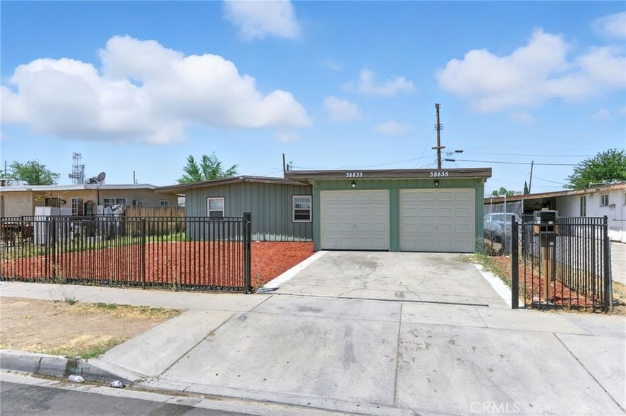 Welcome to your newly updated home in Palmdale! This charming 2-bedroom, 1-bath unit offers modern upgrades throughout, a private garage, and a fenced yard perfect for comfortable living.

Features Include:

Bright & spacious 2 bedrooms / 1 full bath

Fully remodeled kitchen with modern cabinets, countertops, and fixtures

Stylish vinyl wood-look flooring throughout

Fresh paint inside and out

Updated lighting, bathroom fixtures, and new windows

Laundry hook ups

Private 1-car garage plus driveway parking

Fenced yard – great for relaxing or gardening



Just minutes from shopping centers, restaurants, and grocery stores, Easy access to CA-14 Freeway, perfect for commuters

Close to Antelope Valley Mall, local parks, and public transit



Great place to call home!
