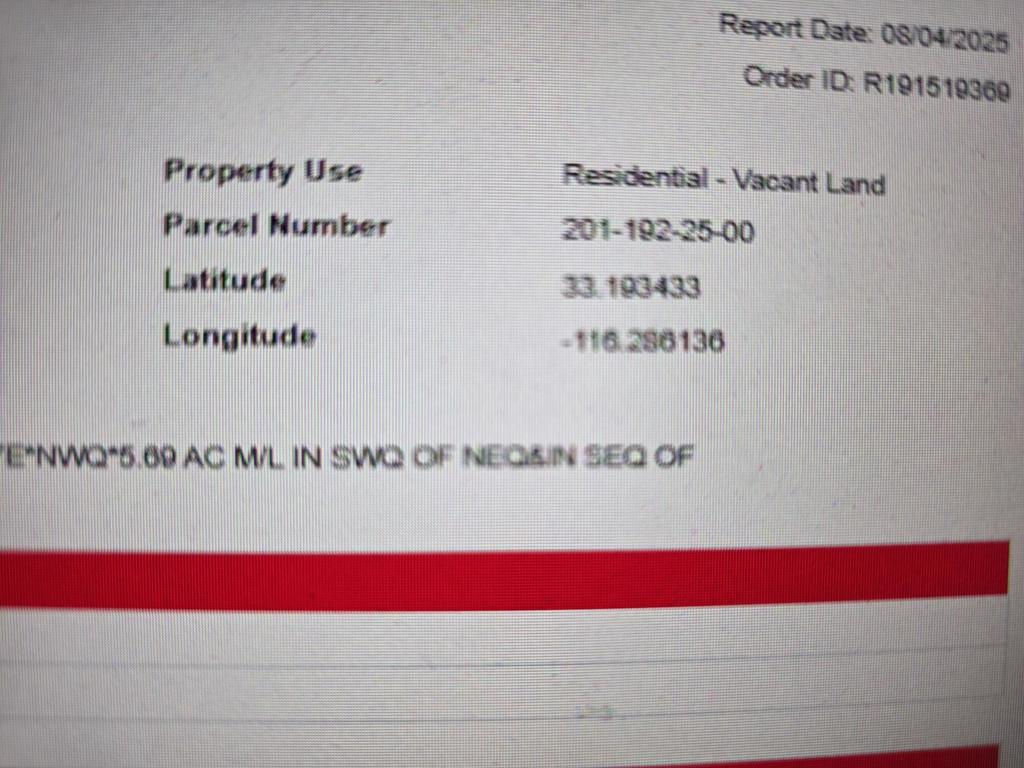 Not Applicable-1 - Land